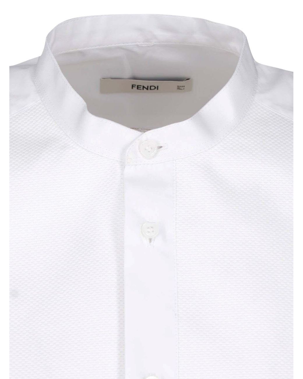 Fendi White Cotton Shirt