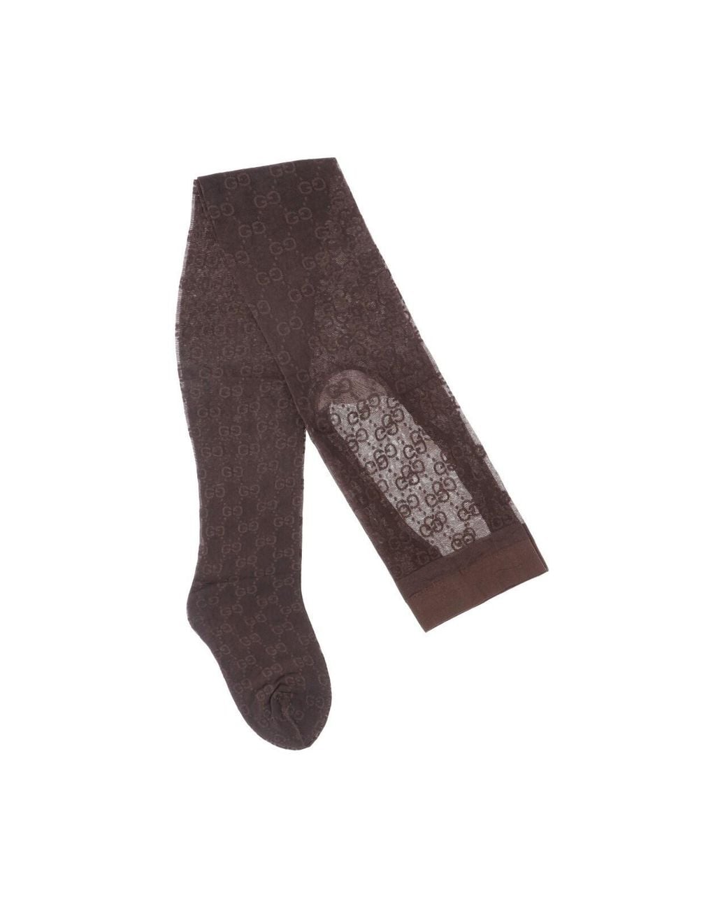 Gucci Brown Tights "Gg"