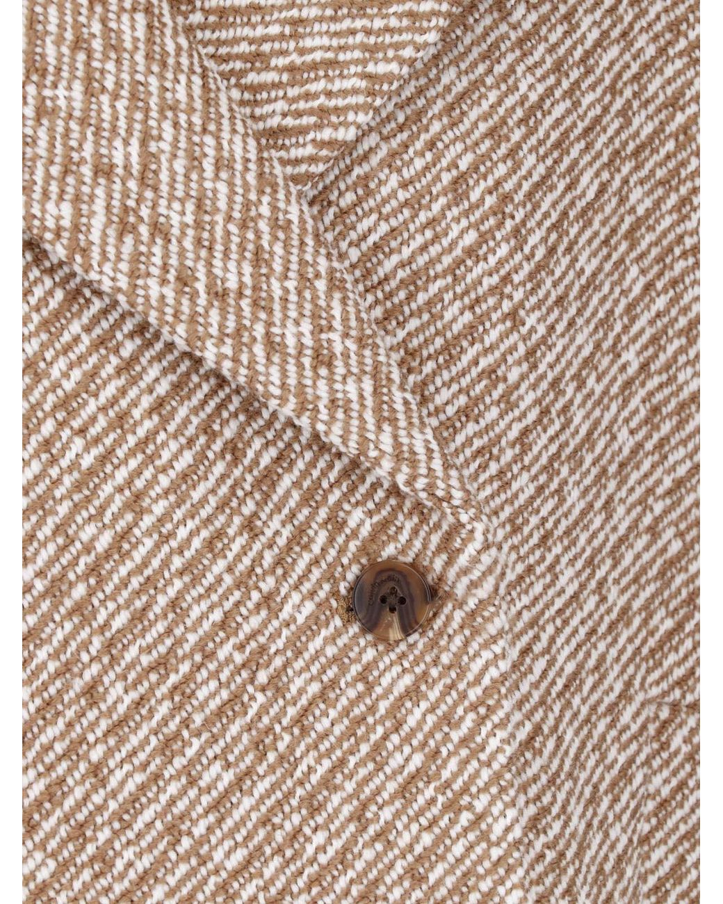 Calvin Klein Gray Double-Breasted Wool-Blend Jacket