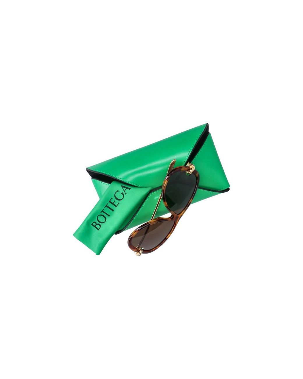 Bottega Veneta Brown Sunglasses "Knot Aviator"