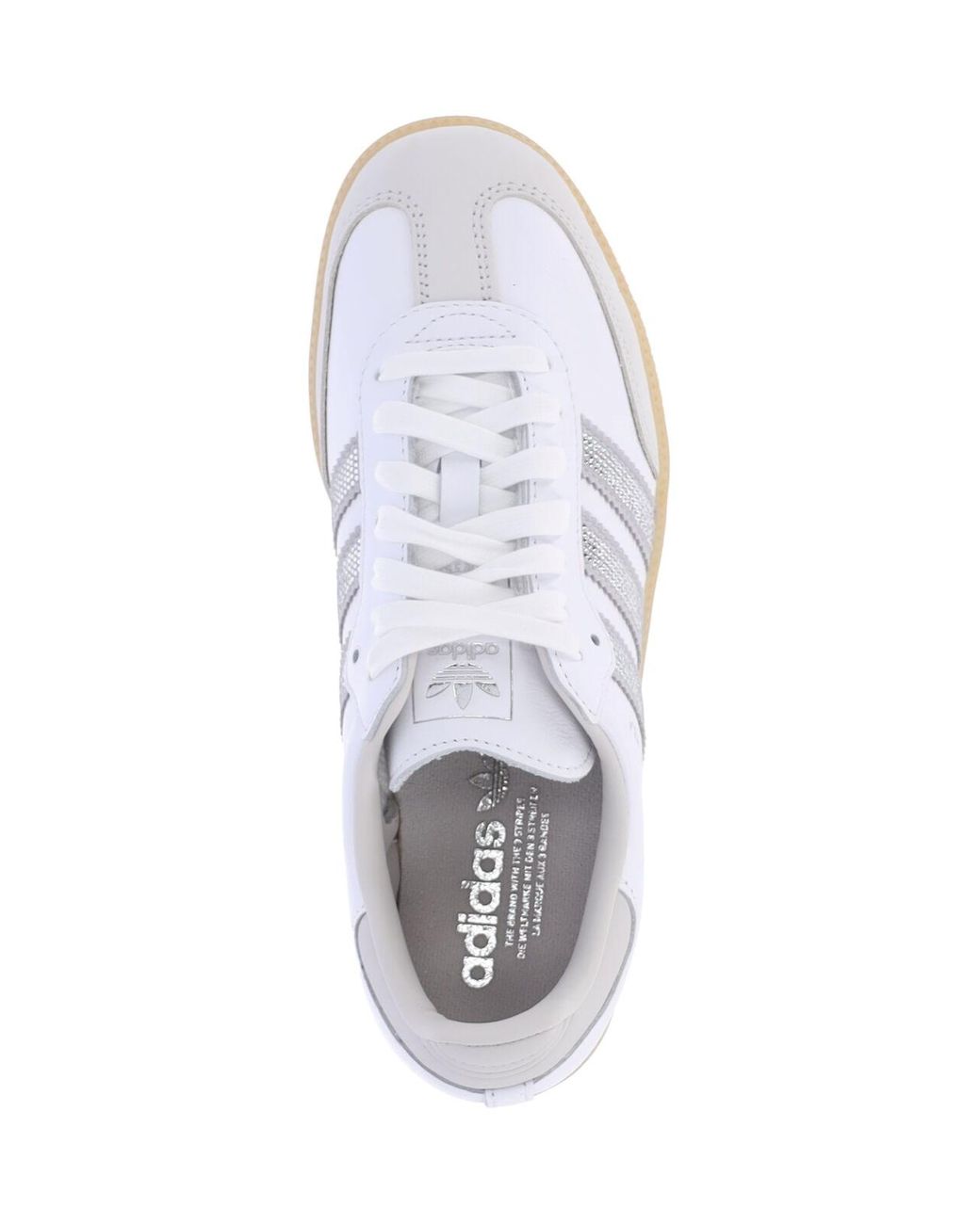 Adidas White Samba Low-Top Sneakers