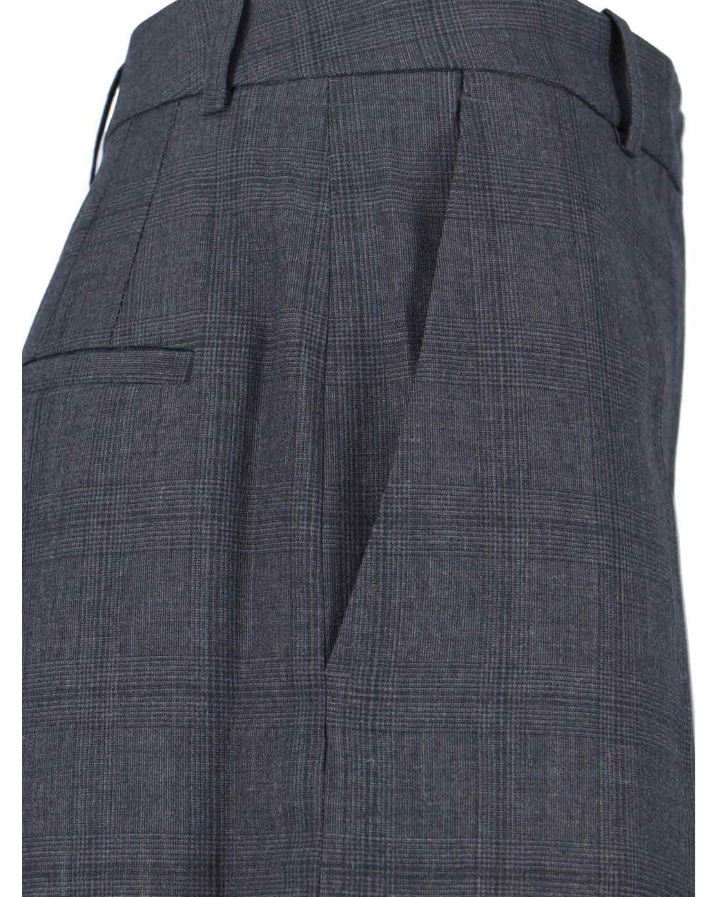 Frankie Shop Blue 'Brickell' Wide Pants