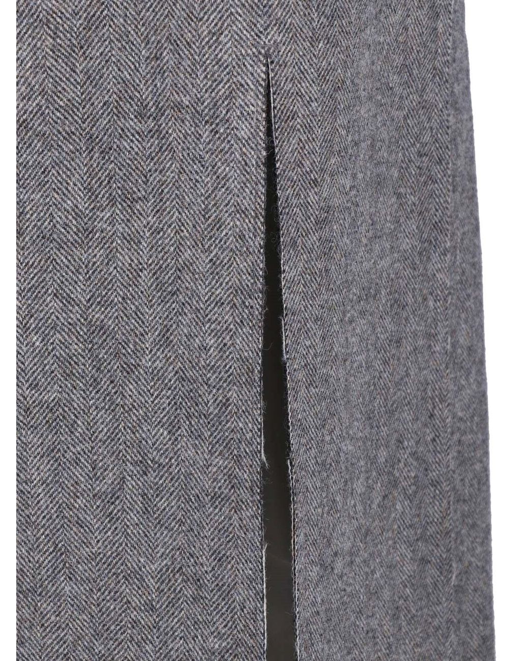 Maison Margiela Gray Sleeveless High-Neck Maxi Dress