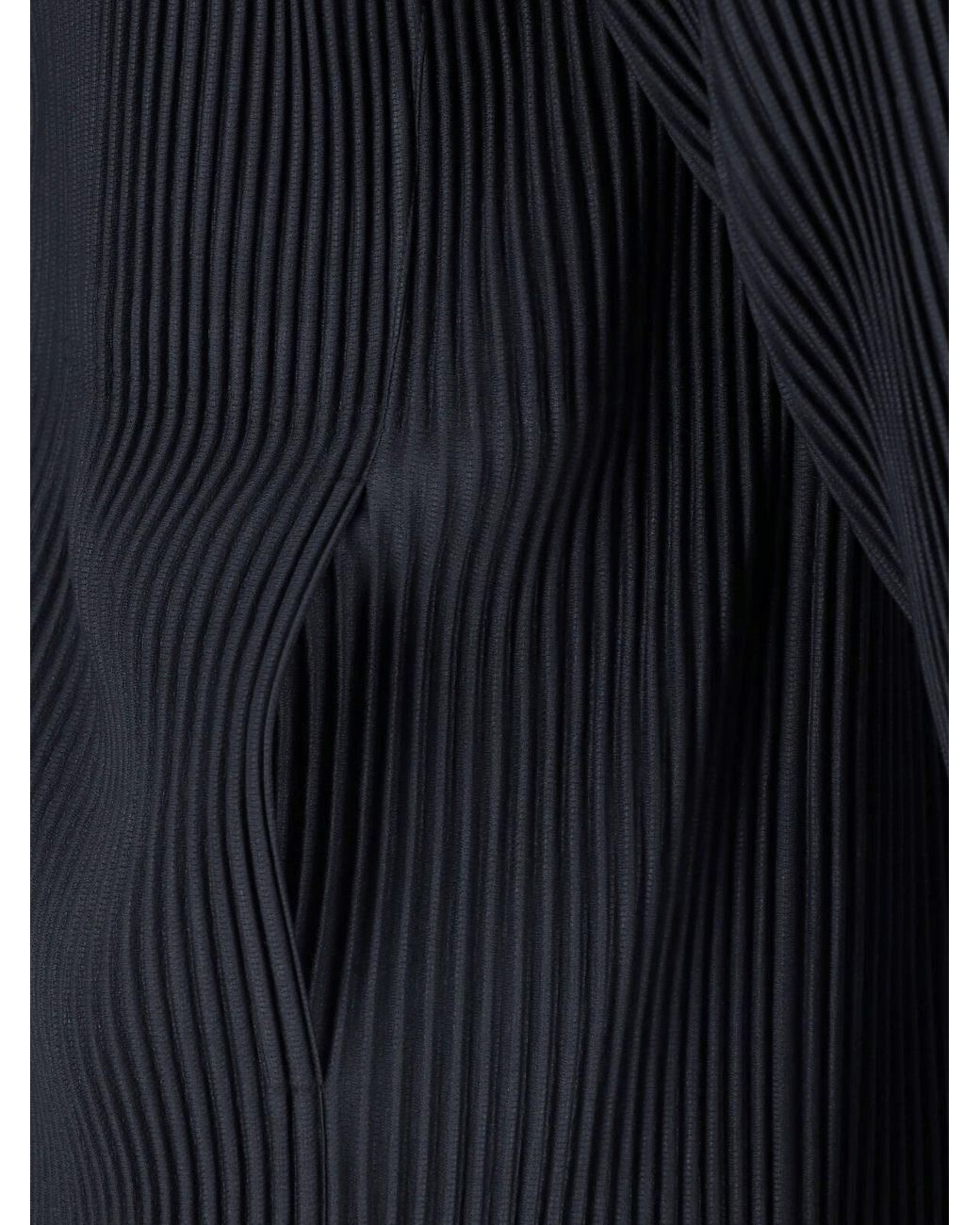 Homme Plissé Issey Miyake Blue Tailored Pleated Jacket for men