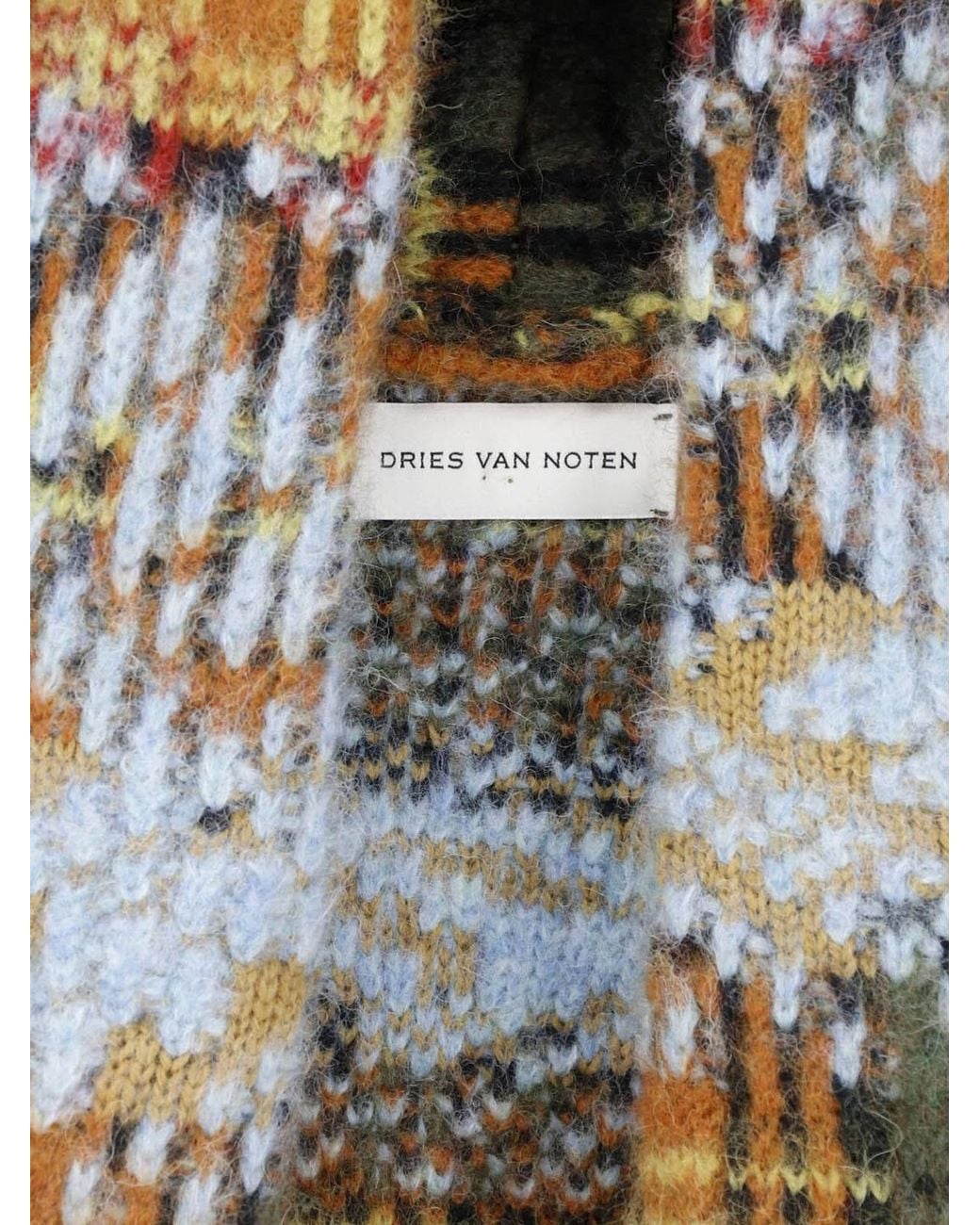 Dries Van Noten Metallic Cardigan With Belt