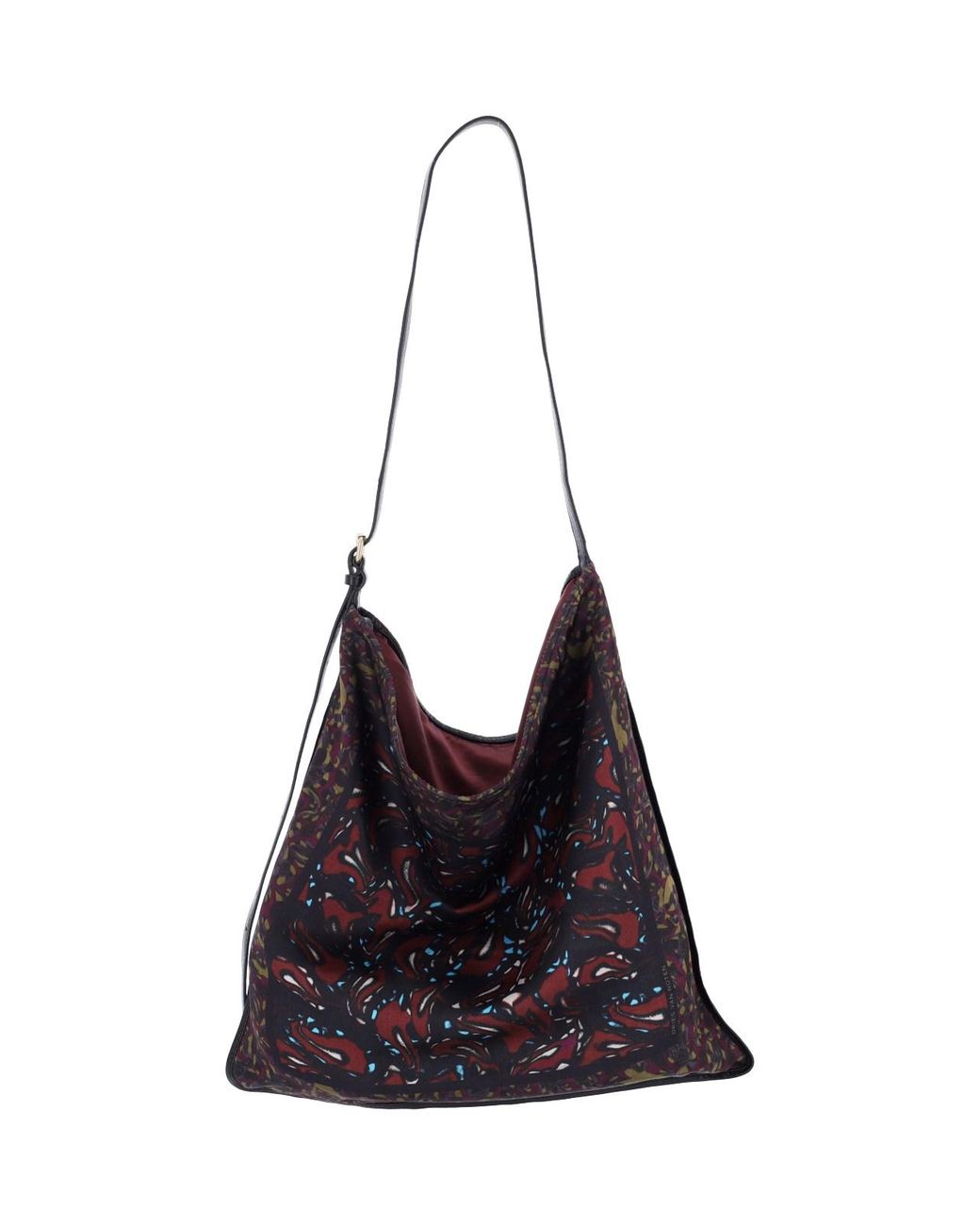 Dries Van Noten White Printed Shoulder Bag "Scarf"