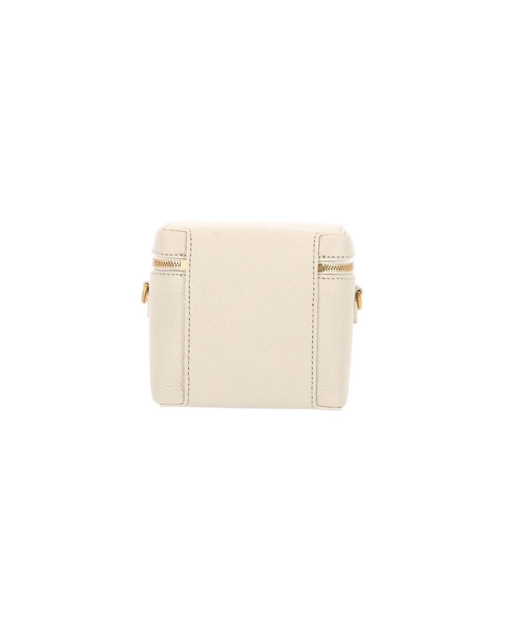 Thom Browne White Leather Pouch
