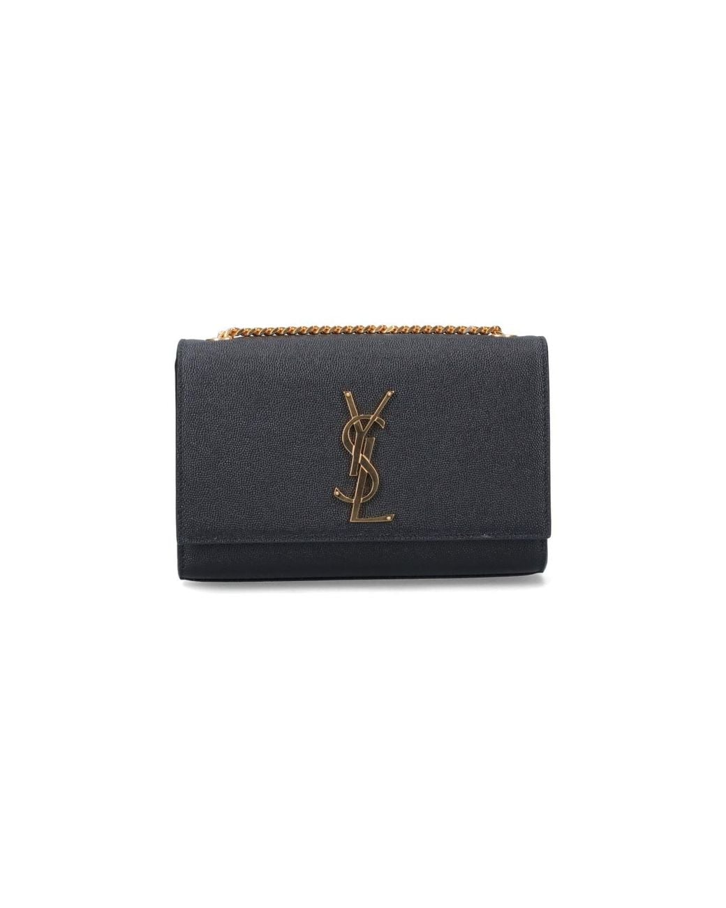 Saint Laurent Black "kate" Small Shoulder Bag