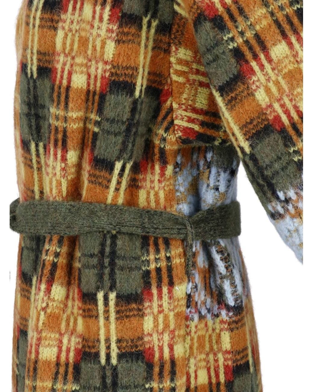 Dries Van Noten Metallic Cardigan With Belt