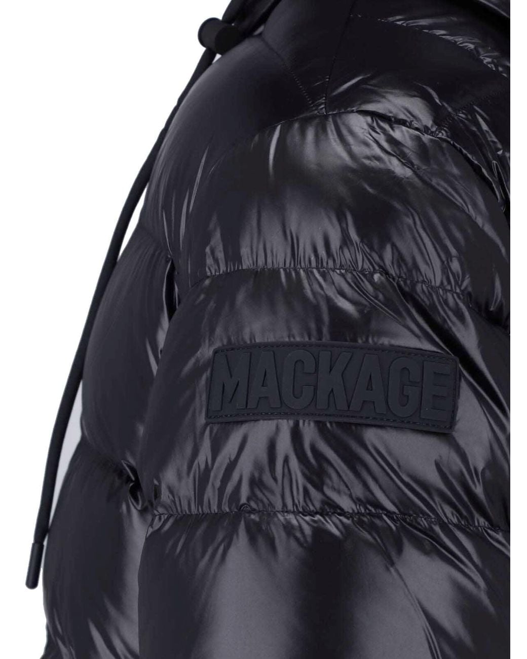 Mackage Black Quilted Down Jacket "Victor" for men