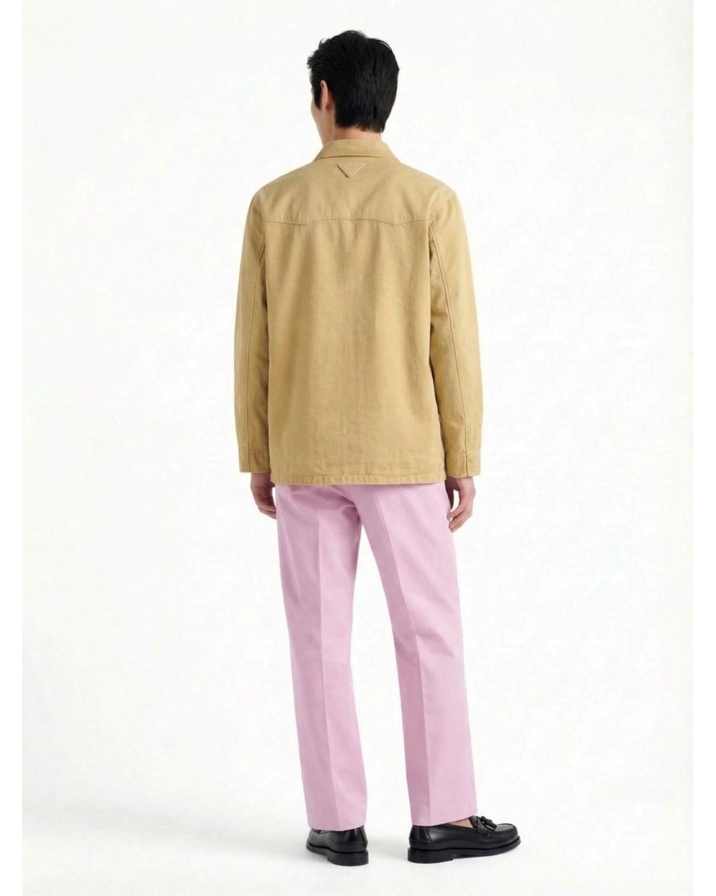 Giacca In Cotone di Prada in Metallic da Uomo
