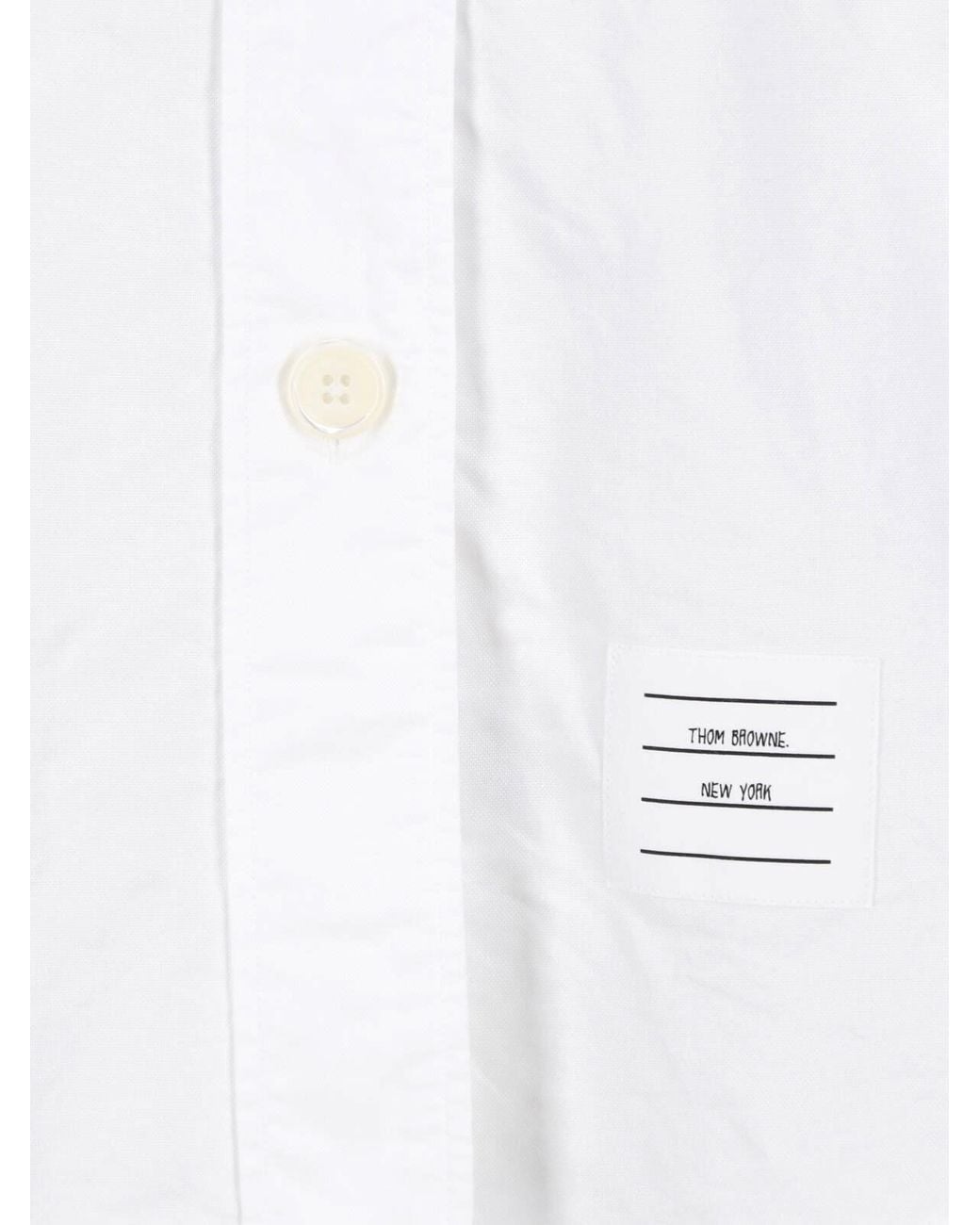 Thom Browne White Shirt "Oxford Supersized"