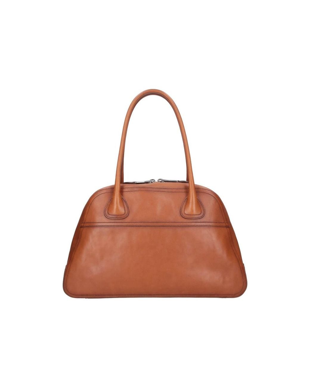 Miu Miu Brown Medium Bowling Bag “Vivant”