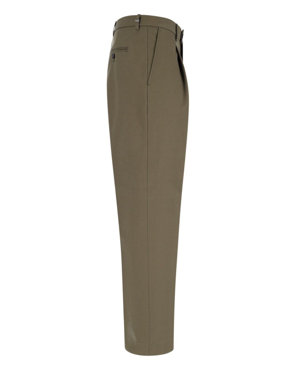 BE ABLE Green Straight Tailored Trousers for men