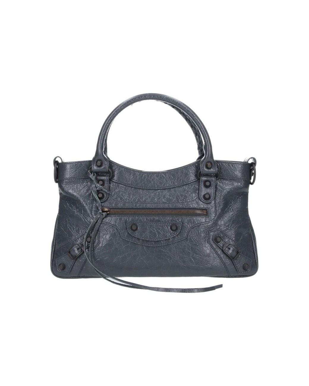 Balenciaga Blue Shoulder Bag "Le City First"
