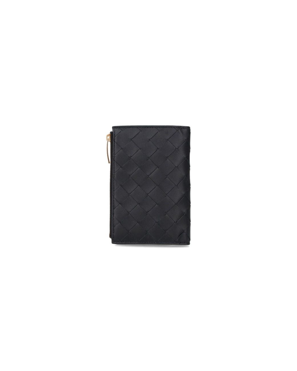 Bottega Veneta Black Bi-Fold Wallet