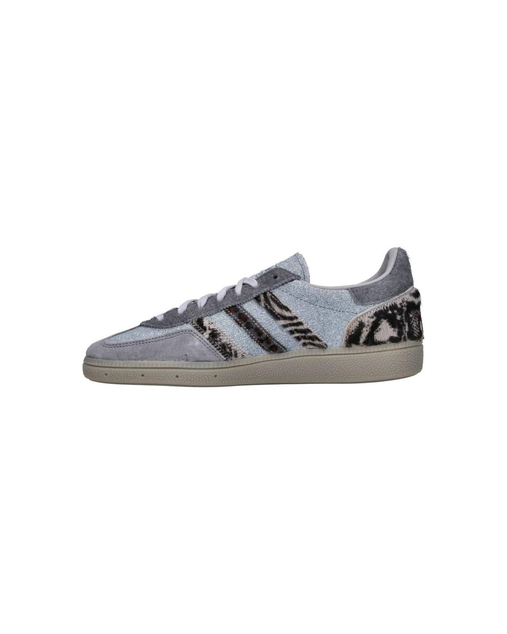 Adidas Blue Low-Top Leather And Textile Sneakers for men