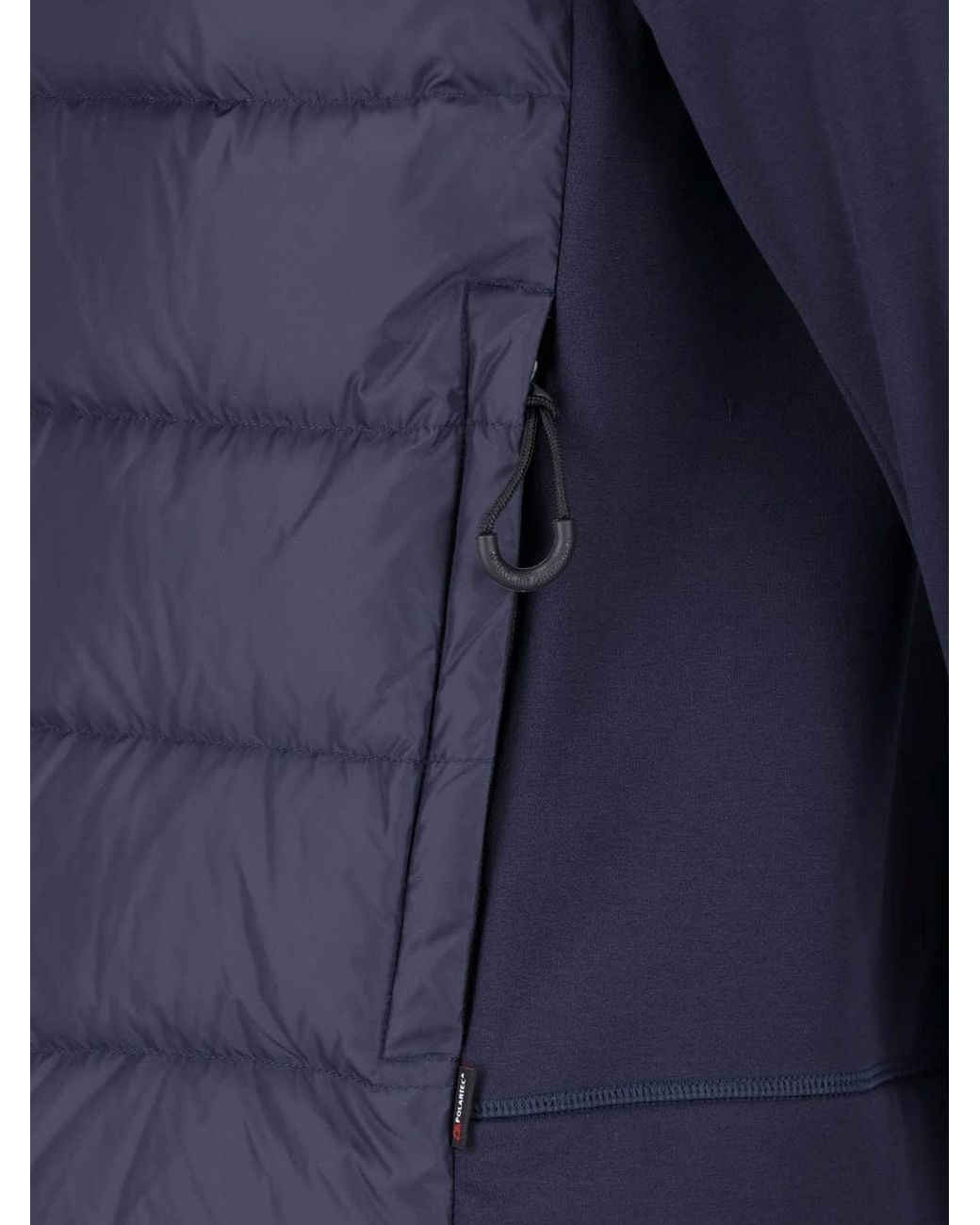 Moncler Blue Cardigan Zip Logo for men