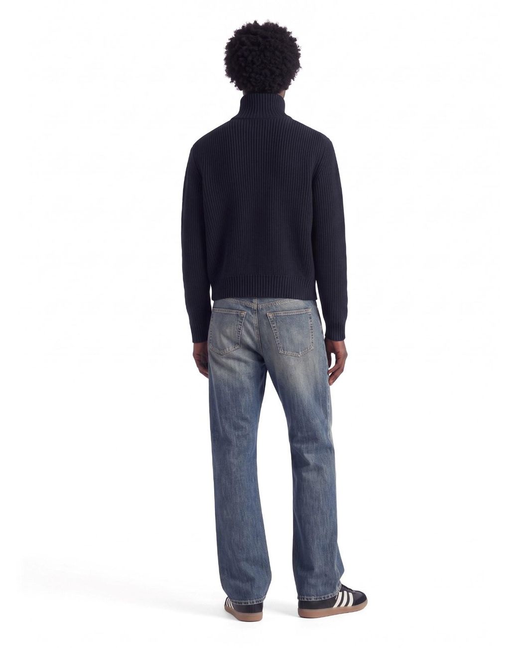 Fendi Blue Straight Jeans for men