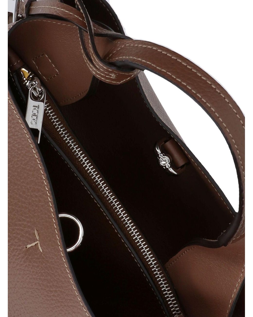 Tod's Brown "T-Timeless" Mini Bag