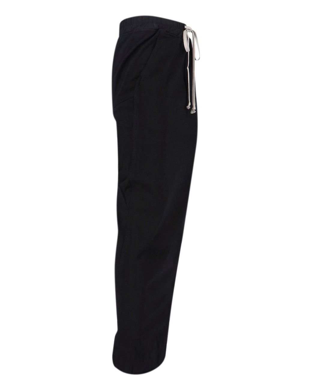 Rick Owens Black Maxi Pencil Skirt With Draped Detail