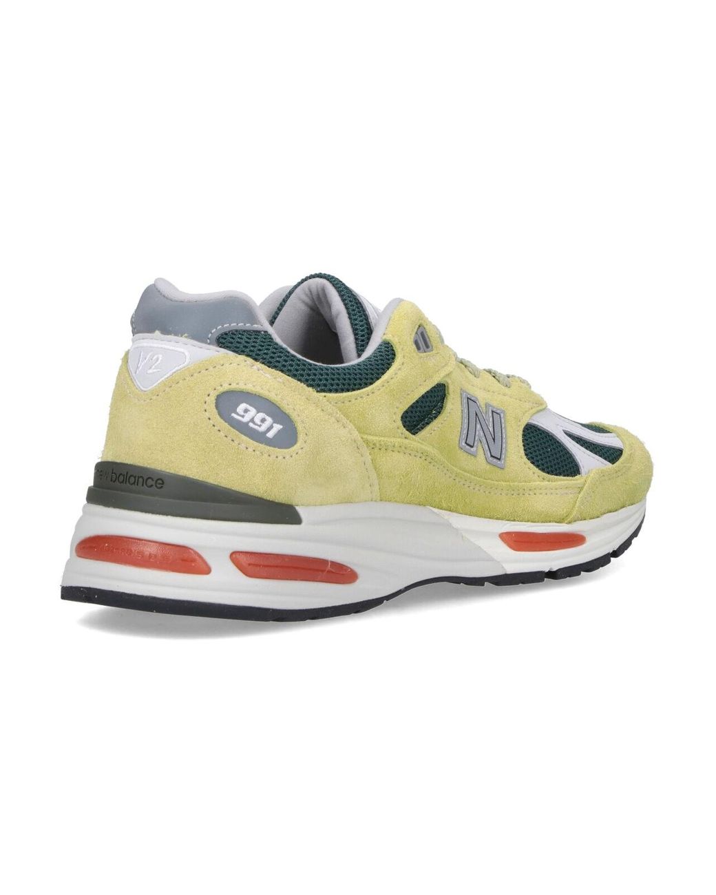 New Balance Green Sneakers Suede