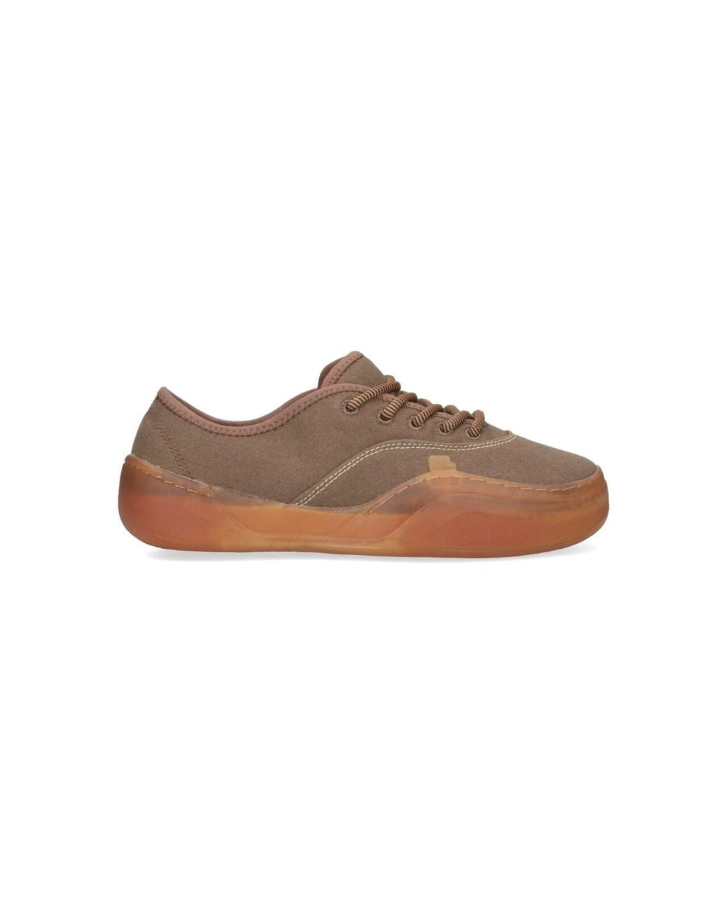 ERL Brown Camino Low Skate Sneakers for men