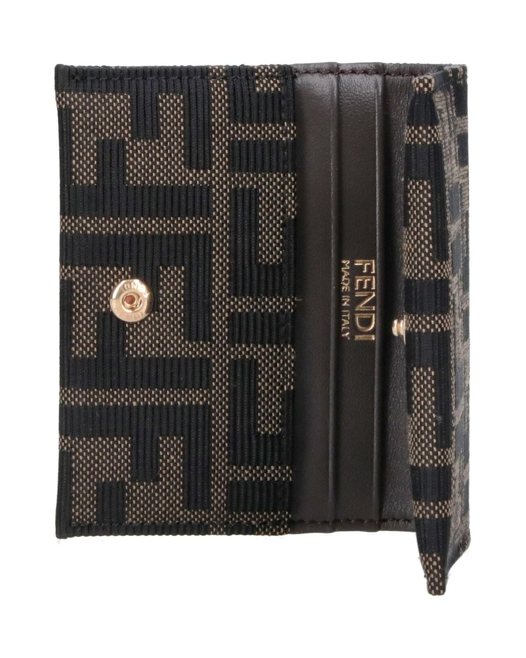 Fendi Black Cardholder "Ff"