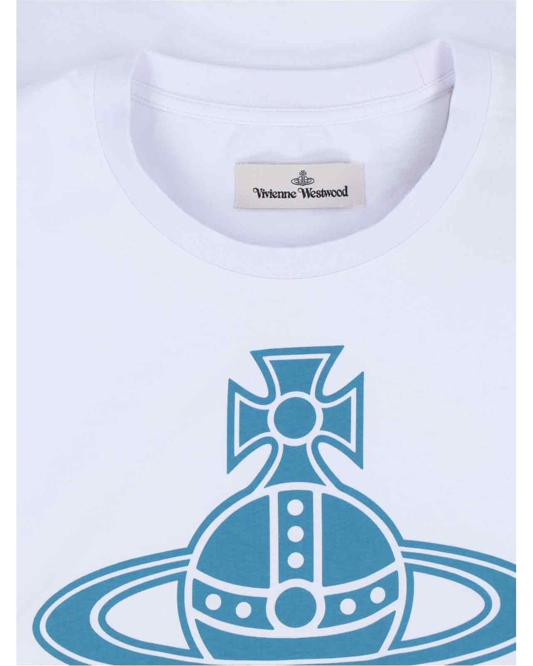 Vivienne Westwood White Graphic Print Oversized T-Shirt