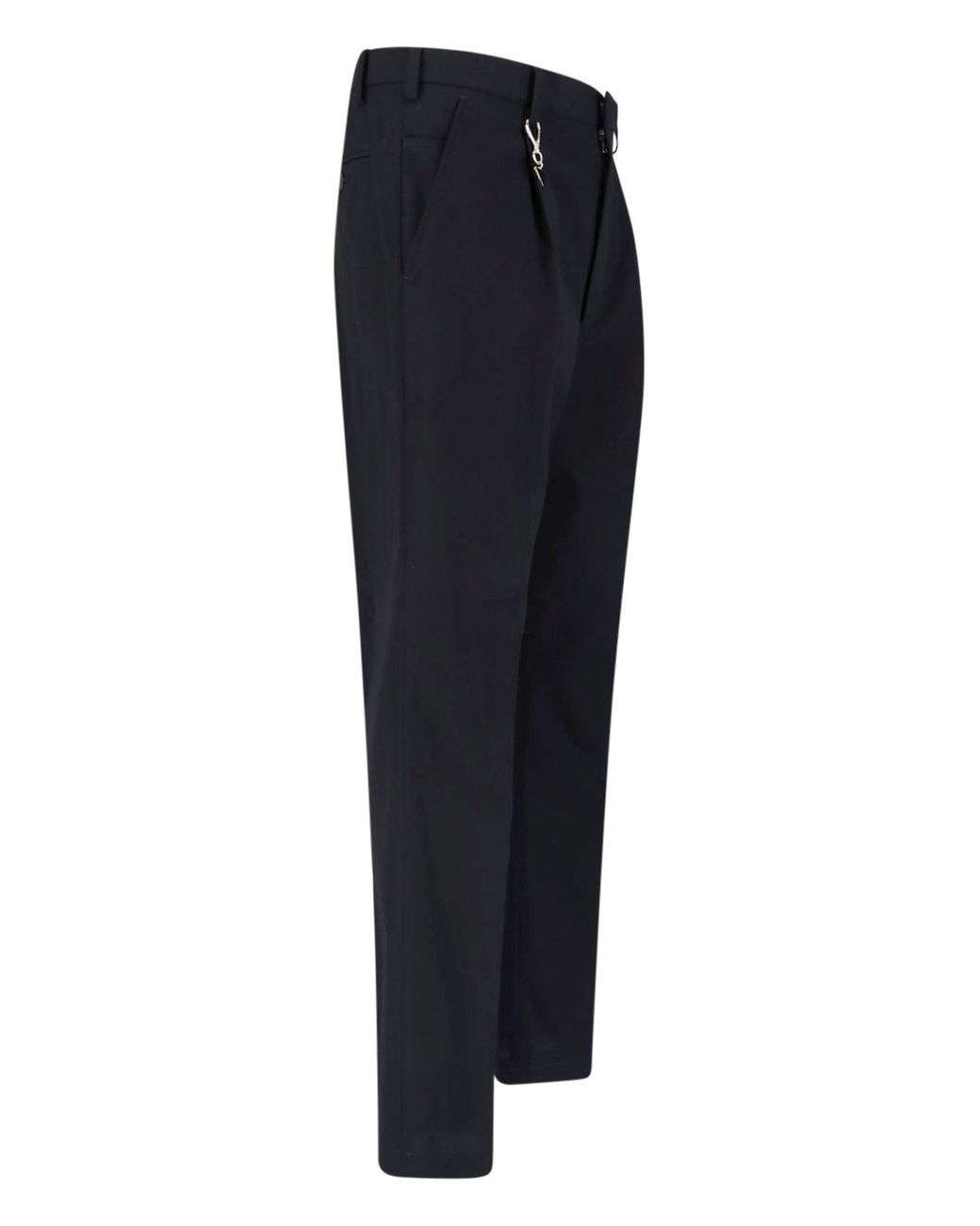Prada Blue Sweatpants With Keychain for men
