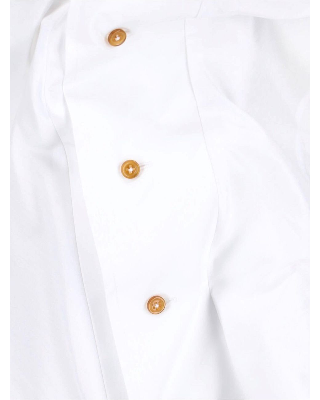 Vivienne Westwood White Drunken Shirt