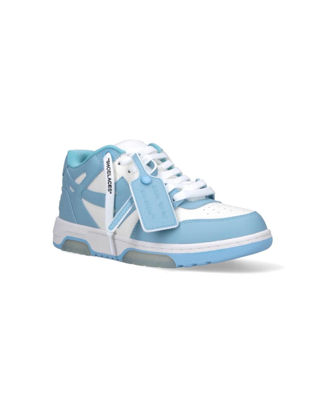 Off-White c/o Virgil Abloh Blue Chunky Sole Sneakers With Layered Construction for men