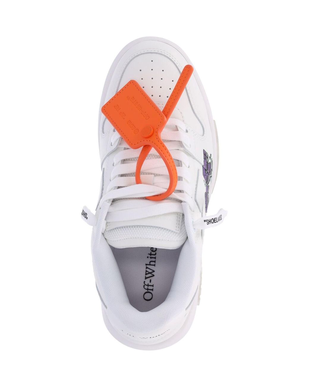 Off-White c/o Virgil Abloh Pink Graphic Low-Top Sneakers