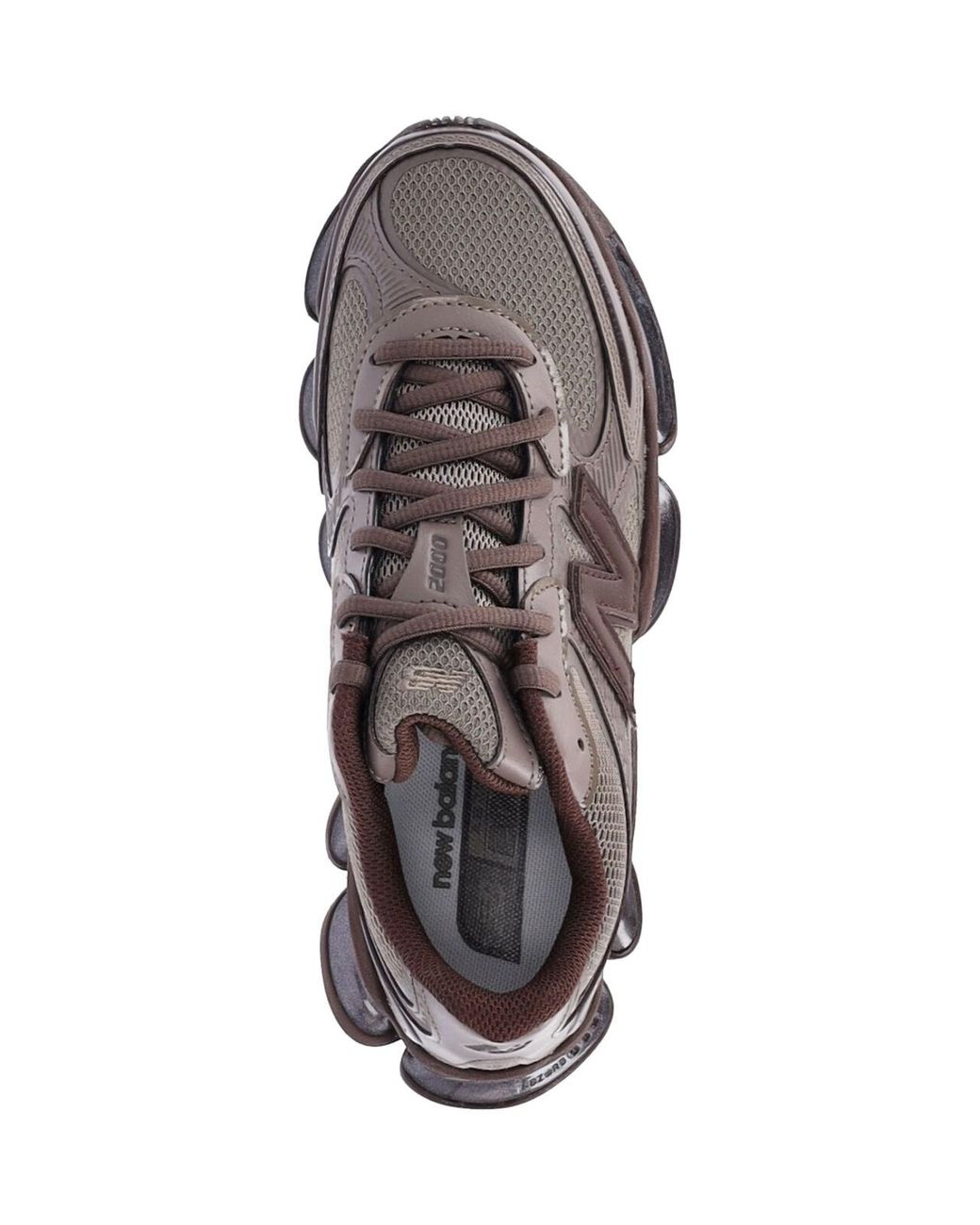 New Balance Brown Chunky Mesh Sneaker