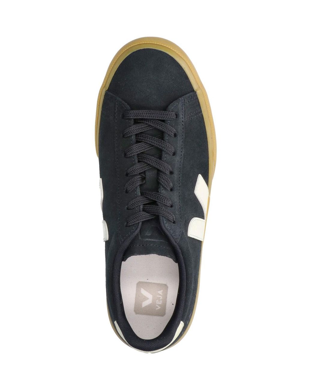 Veja Blue Low-Top Suede Sneaker