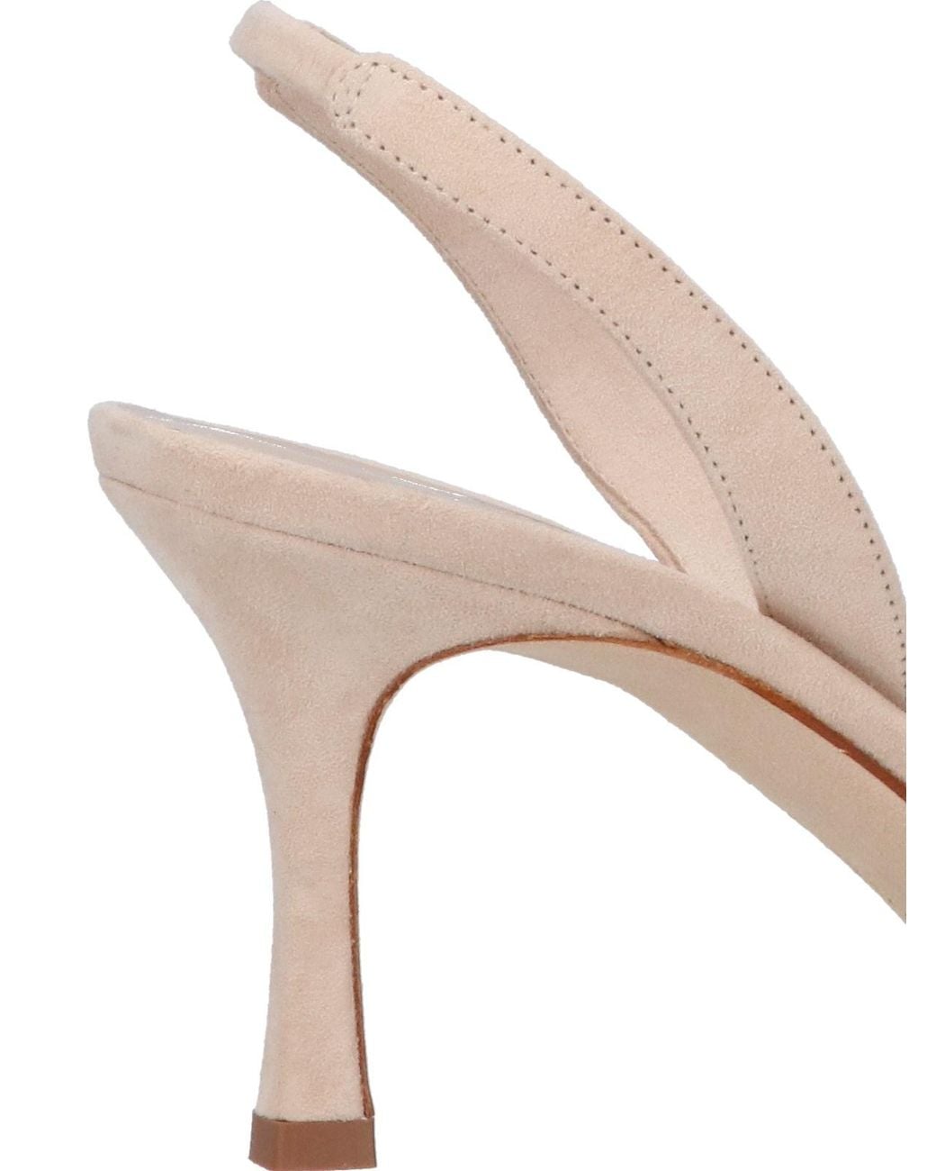 Manolo Blahnik Natural "Maysli" Pumps