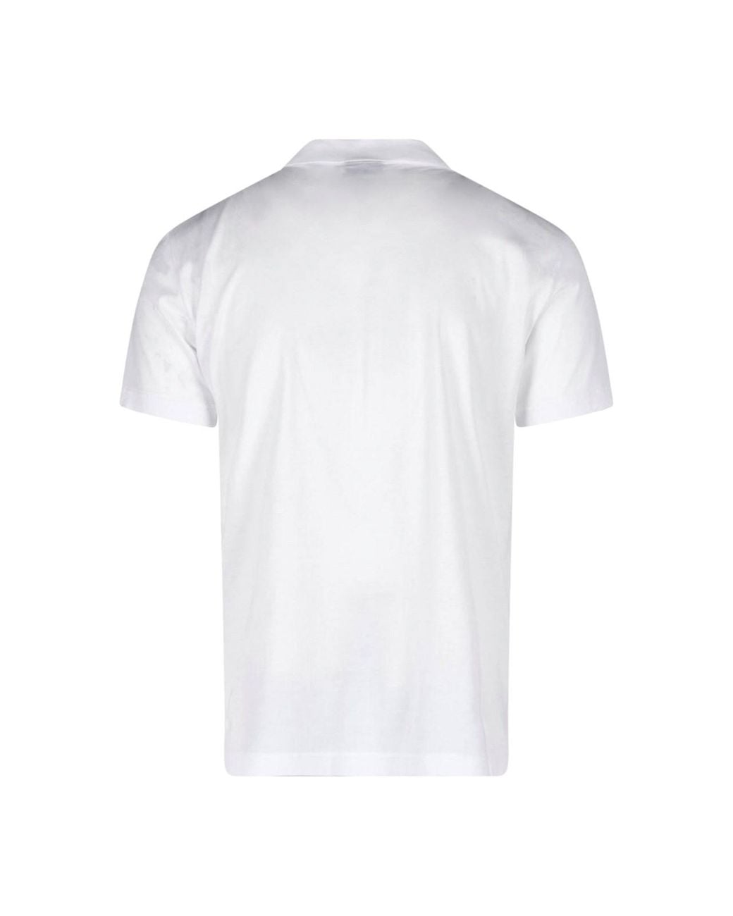 Gucci White Cotton Polo "Web" for men
