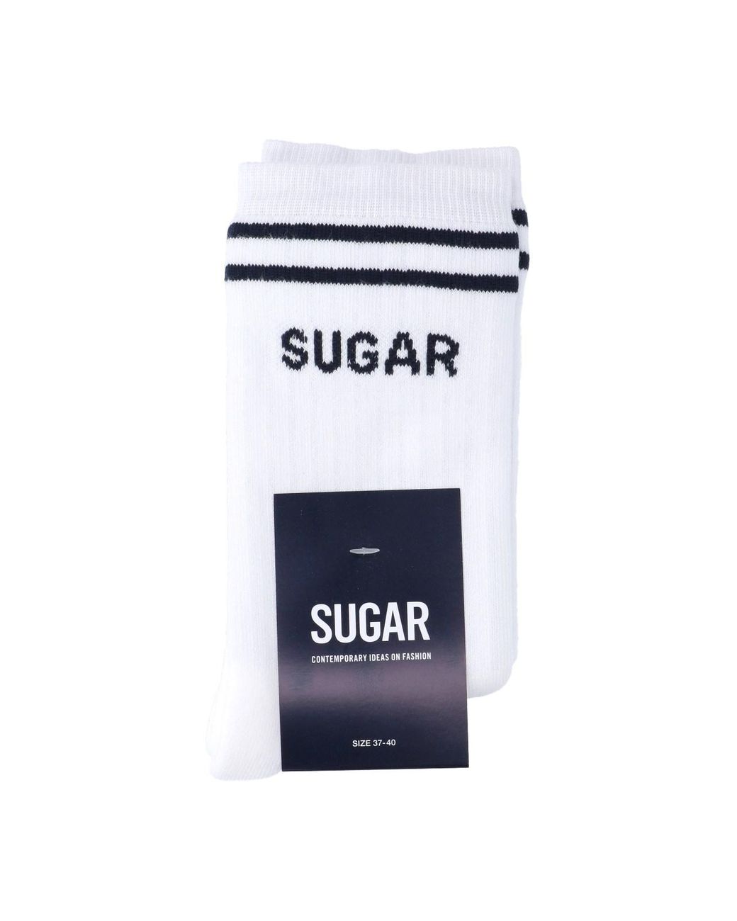 Sugar Blue Logo Socks