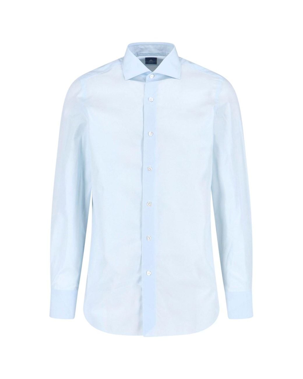 Finamore 1925 Blue 'Milano' Shirt for men