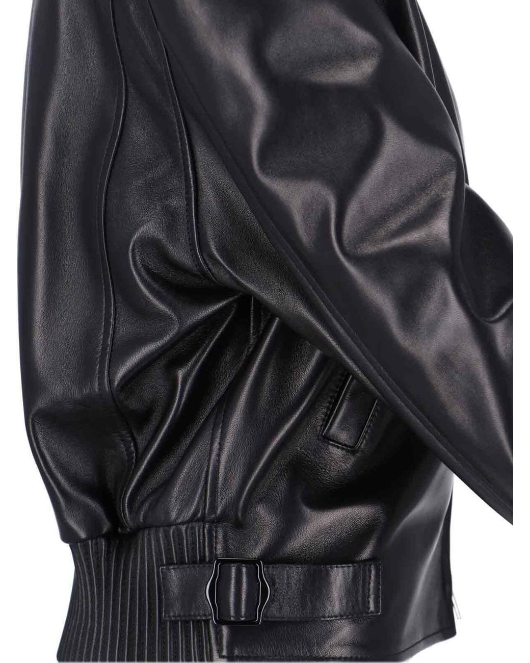 Phoebe Philo Black Lamb Leather Jacket