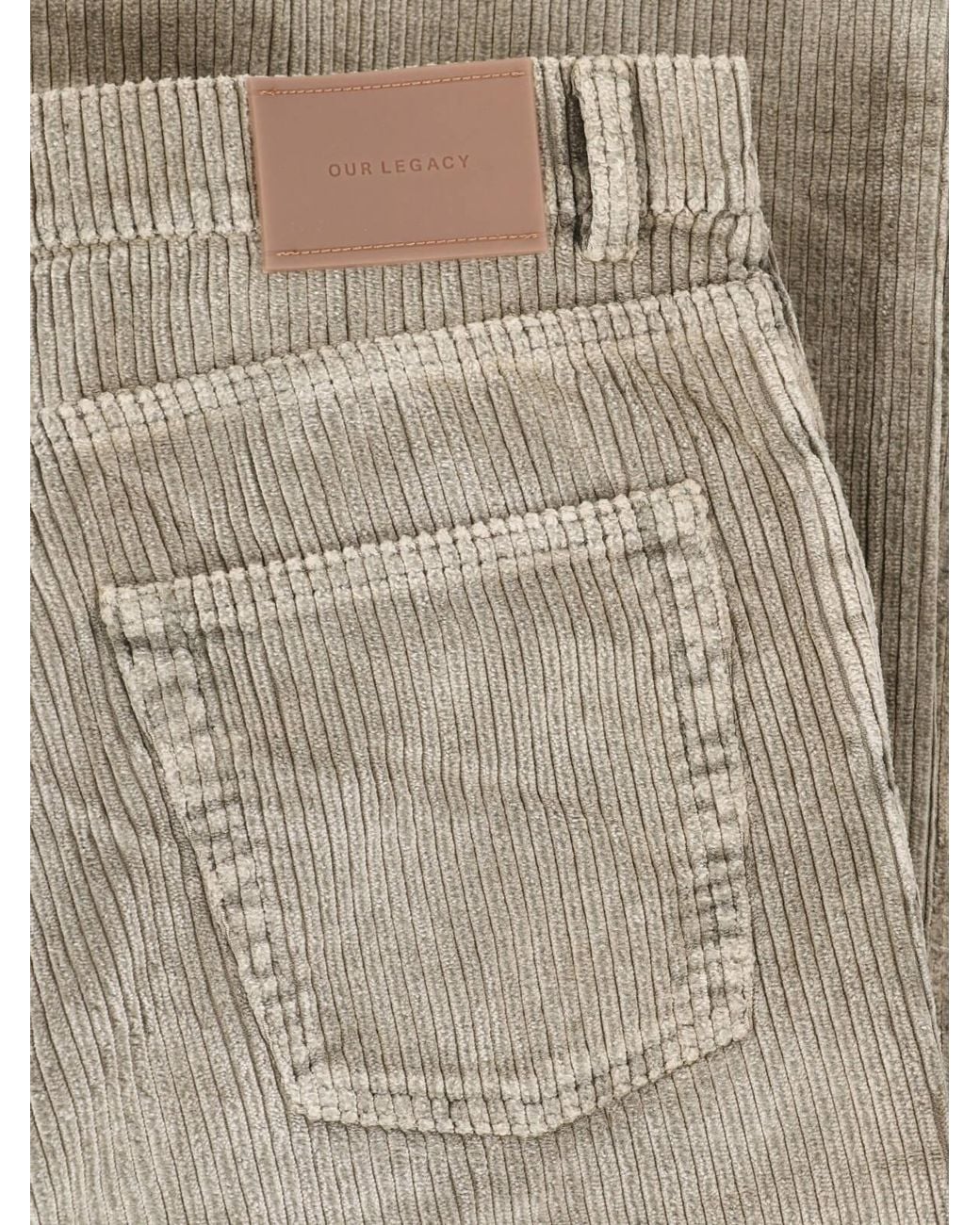 Our Legacy Gray Straight-Leg Jeans "Vast Cut" for men