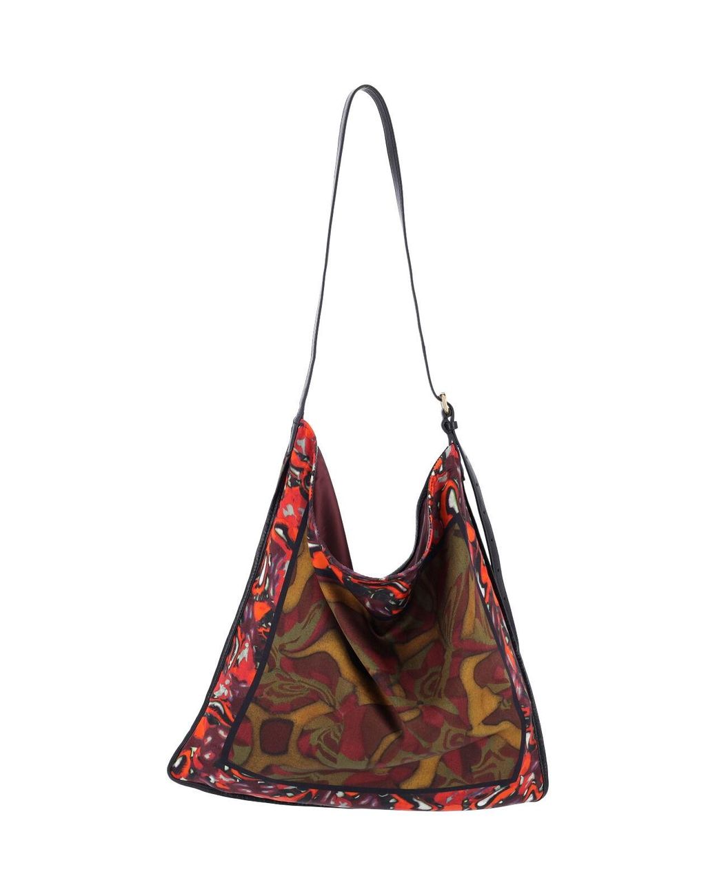 Dries Van Noten White Printed Shoulder Bag "Scarf"
