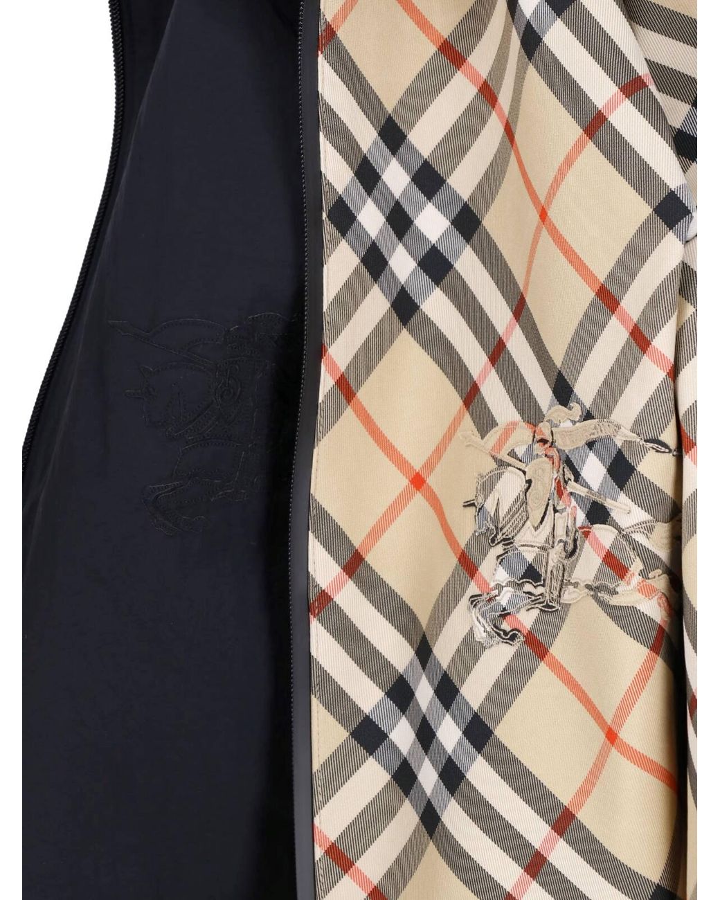 Burberry White Reversible Waterproof Jacket
