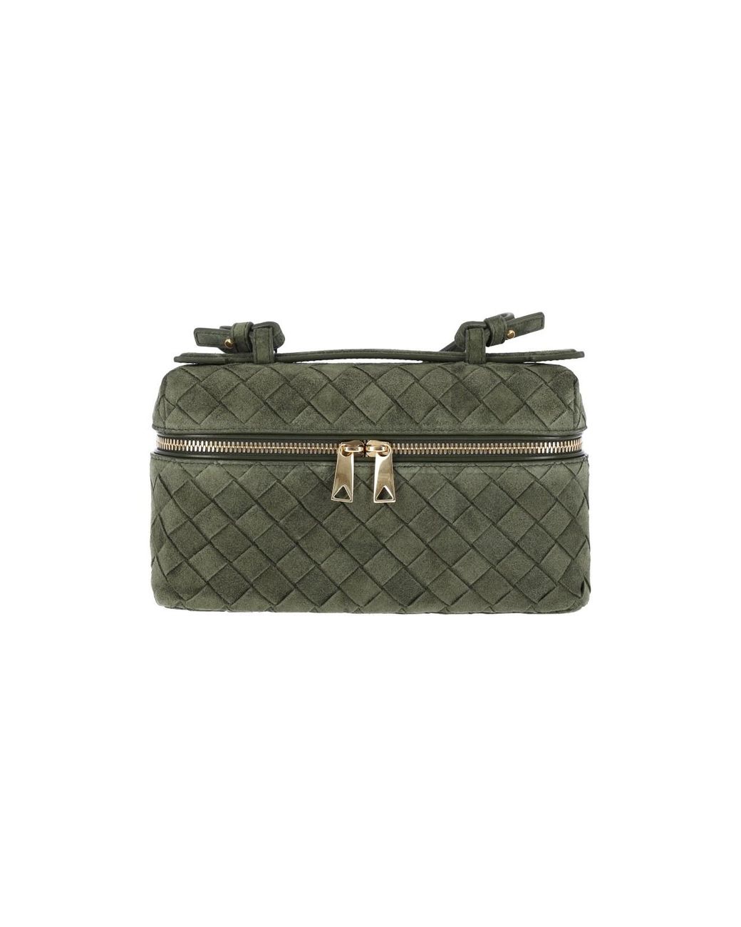 Bottega Veneta Green Mini Vanity Bag "Bang Bang"