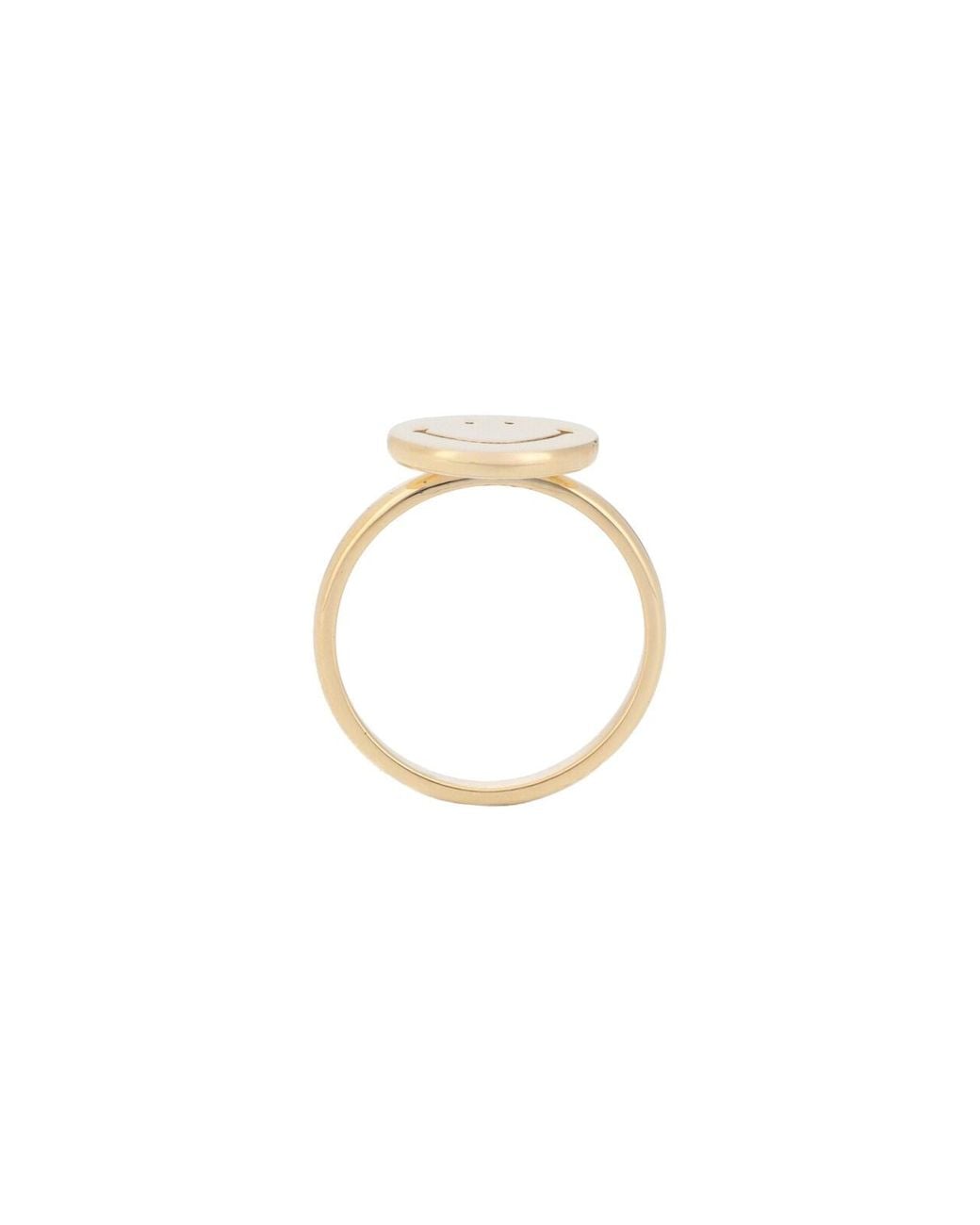 Needles Metallic Ring “Smile” for men