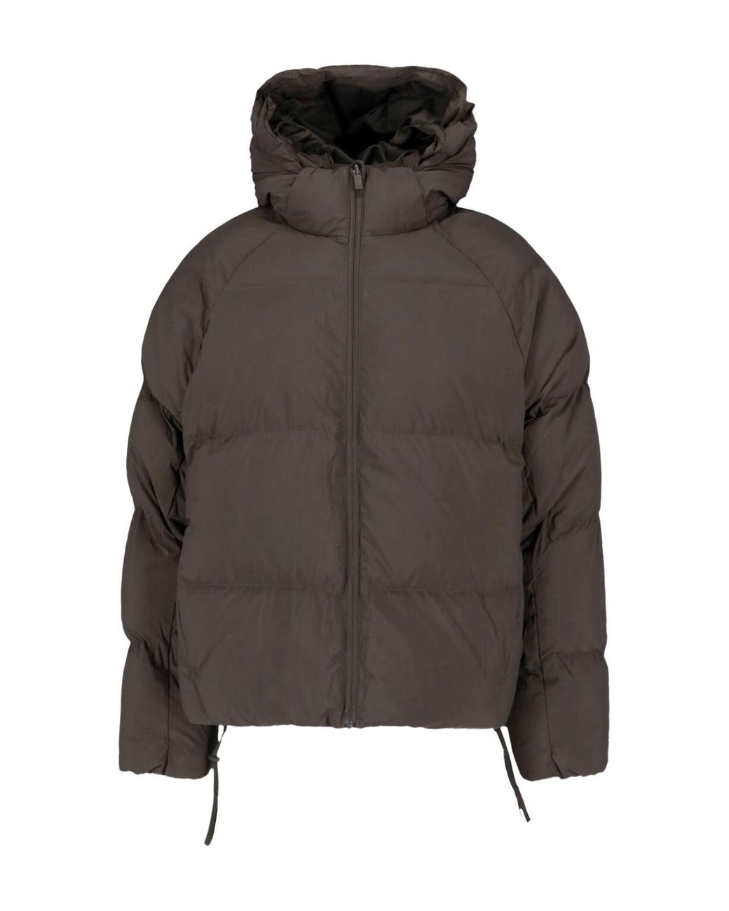 Adidas Gray Hooded Puffer Jacket for men