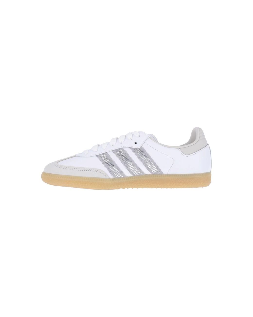 Adidas White Samba Low-Top Sneakers