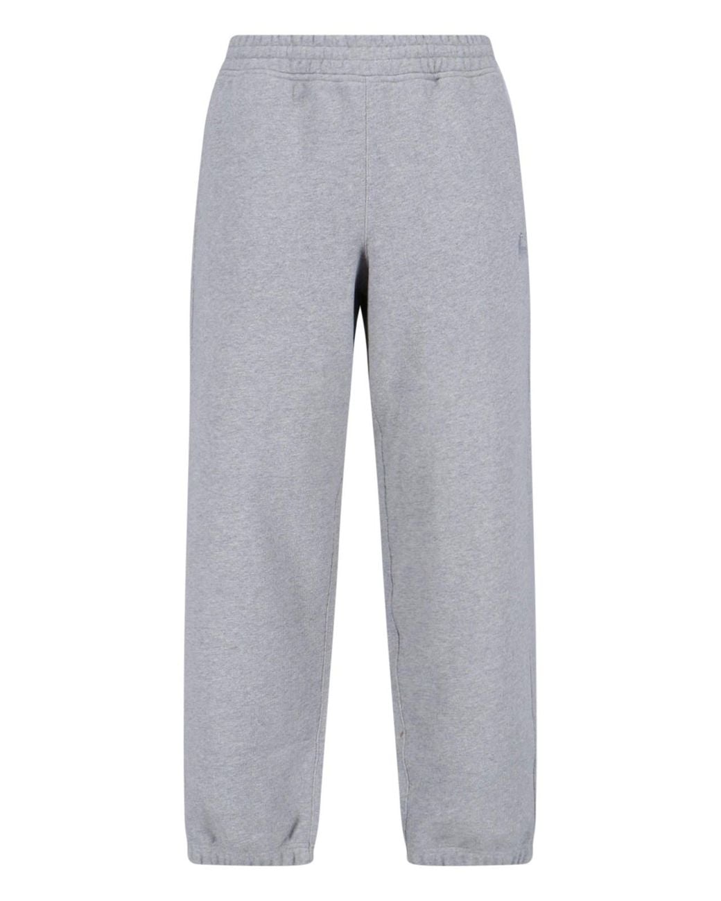 Burberry Gray 'Check' Track Pants for men
