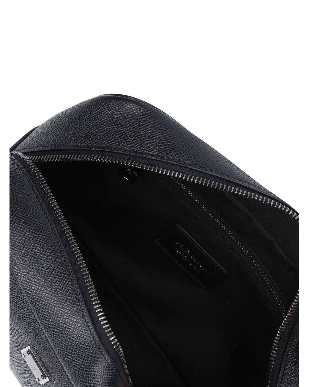 Dolce & Gabbana Black "Sicily" Beauty Case for men