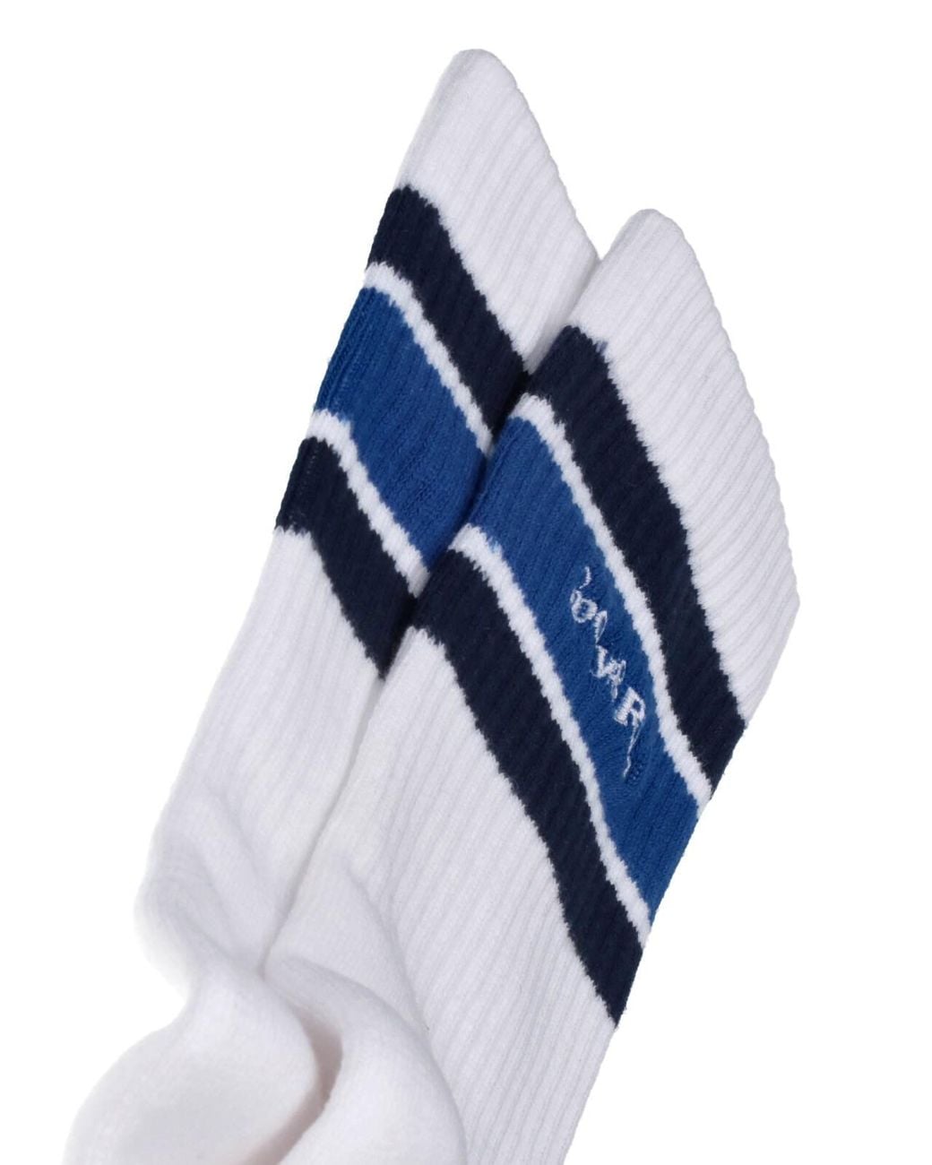 Sporty & Rich Blue Logo Socks